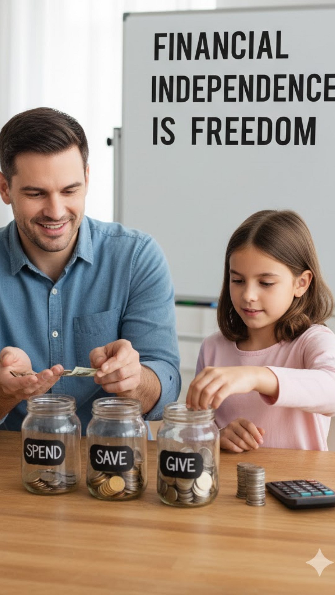 Financial Habits To Teach Your Kids (AI Generated Image)