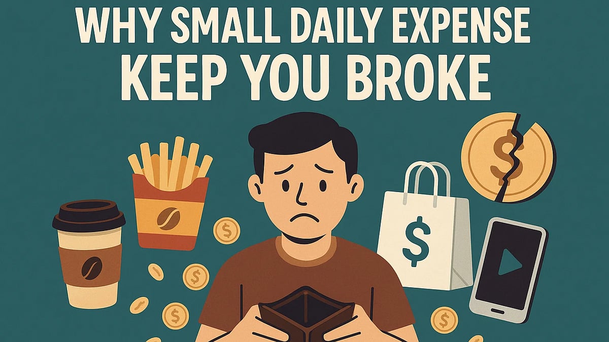 Why Small Daily Expenses Keep You Broke (AI Generated Image)