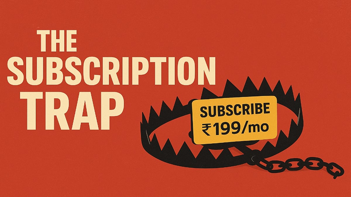 Generated by AI : A Rs 199 per-month subscription doesn’t trigger the same “expensive” alarm that a Rs 2,400 annual payment would, and companies are well aware of this behavioral blind spot. 