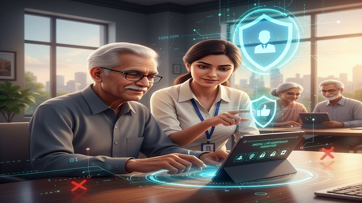 AI Generated : DoPPW issues cybersecurity guidelines for pensioners safety