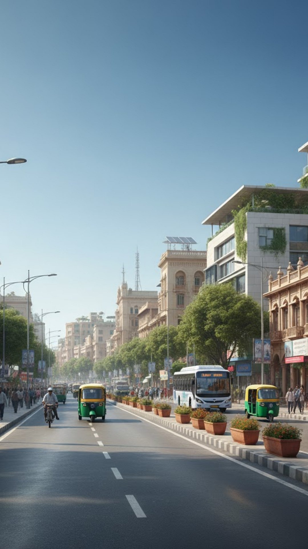 Cleanest Cities of India (AI Generated Image)