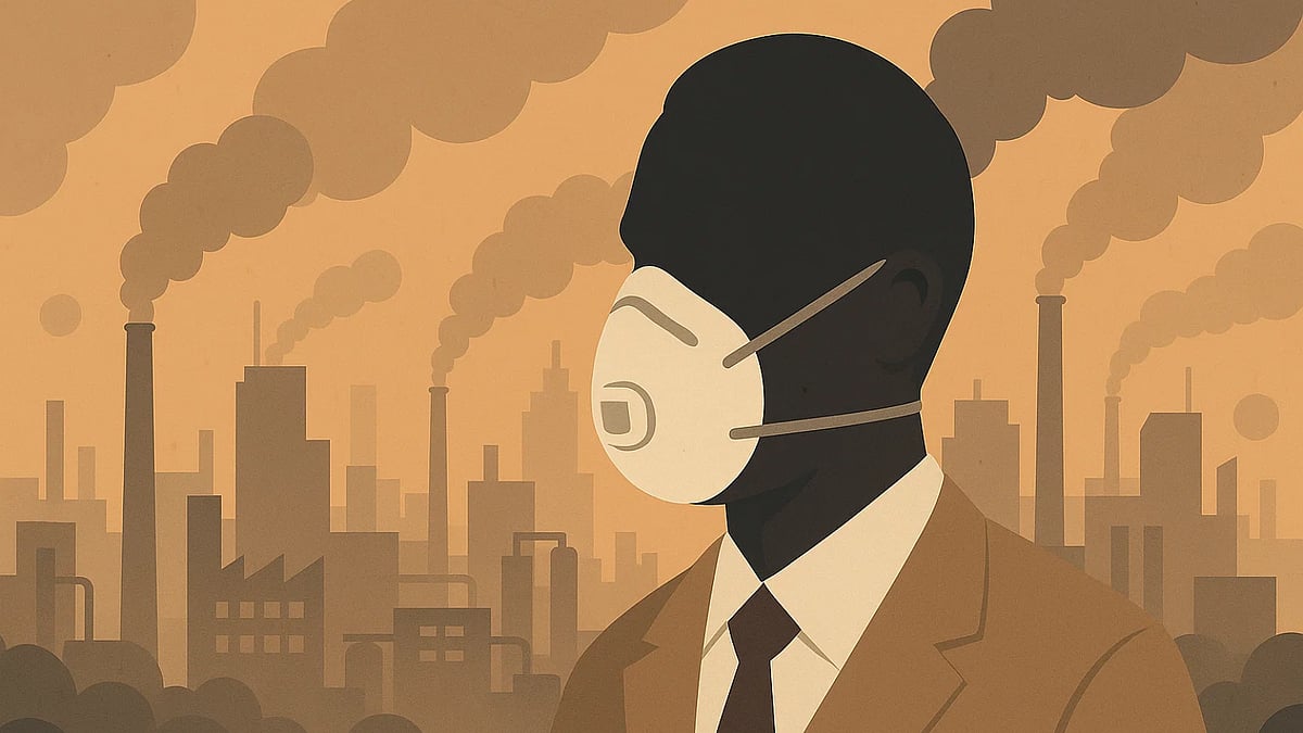 Rethinking Required For Workers In Polluted Cities (AI Generated Image)