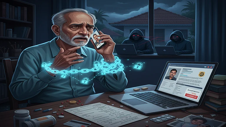 Elderly man lost Rs 1.05 crore in digital arrest fraud - AI Generated