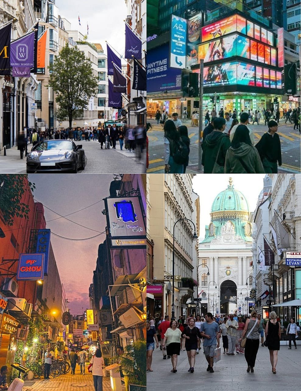 Top 10 World’s Most Expensive Retail Streets in 2025