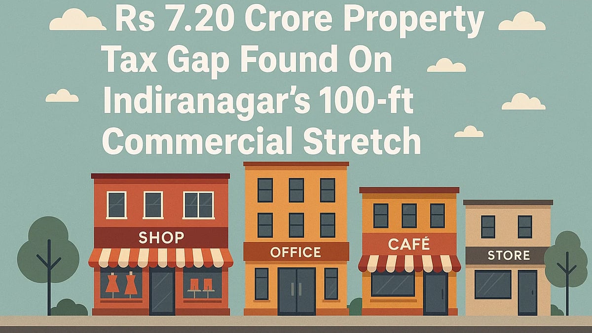 Rs 7.20 Crore Property Tax Gap Found In Indiranagar (AI Generated Image)