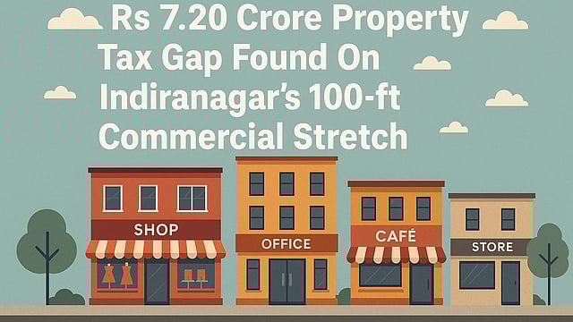 Rs 7.20 Crore Property Tax Gap Found On Indiranagar’s 100-ft Commercial Stretch