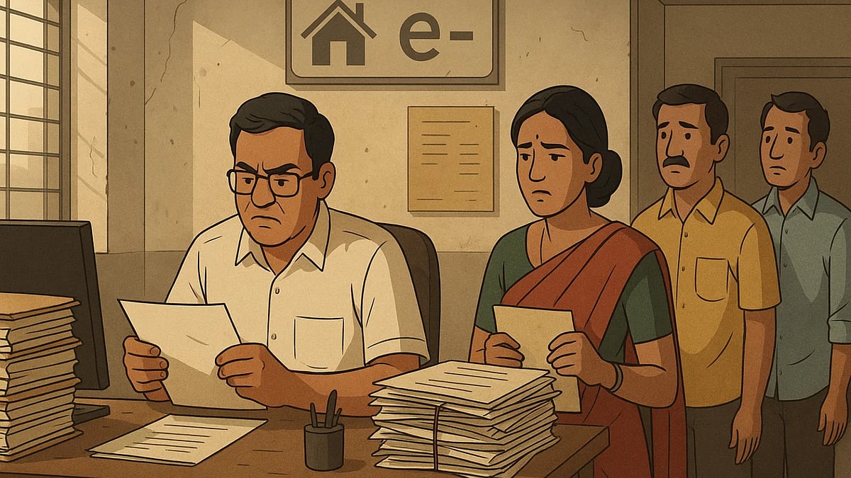 e-Khata Bottlenecks Continue in Bengaluru (AI Generated Image)