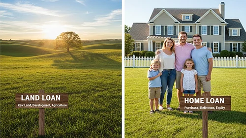 Generated by Gemini AI : Unlike housing loans, which are eligible for tax deductions on both interest and principal repayment, land loans do not provide any tax benefits.