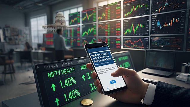 RBI Rate Cut Sparks Rally in Realty and Rate-Sensitive Sectors - Know What Investors Should Do