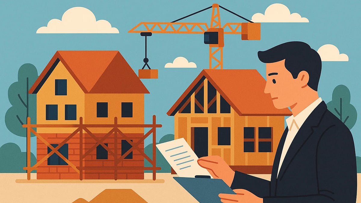 Under-Construction Homes (AI Generated Image)