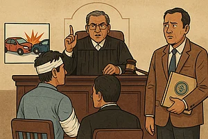 AI : Insurance Lawsuit Scene