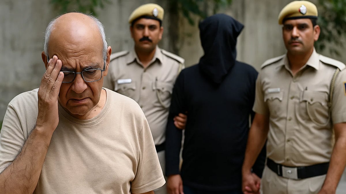 Digital Arrest Fraud (AI Generated Image) - null