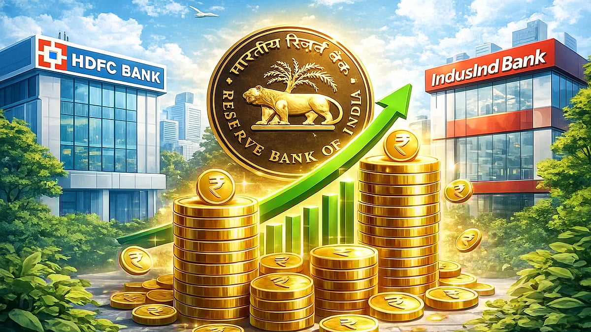 HDFC–IndusInd Stake Limit Raised (AI Generated Image)  - null