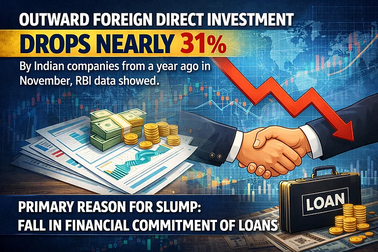 Outward FDI dips - AI Generated