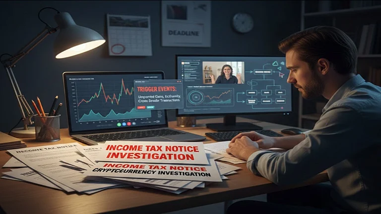 In recent years, cryptocurrency investing and trading have surged in India. People are actively buying Bitcoins and other such currency but might not be reporting the same correctly in their income tax returns. - Generated by Gemini AI