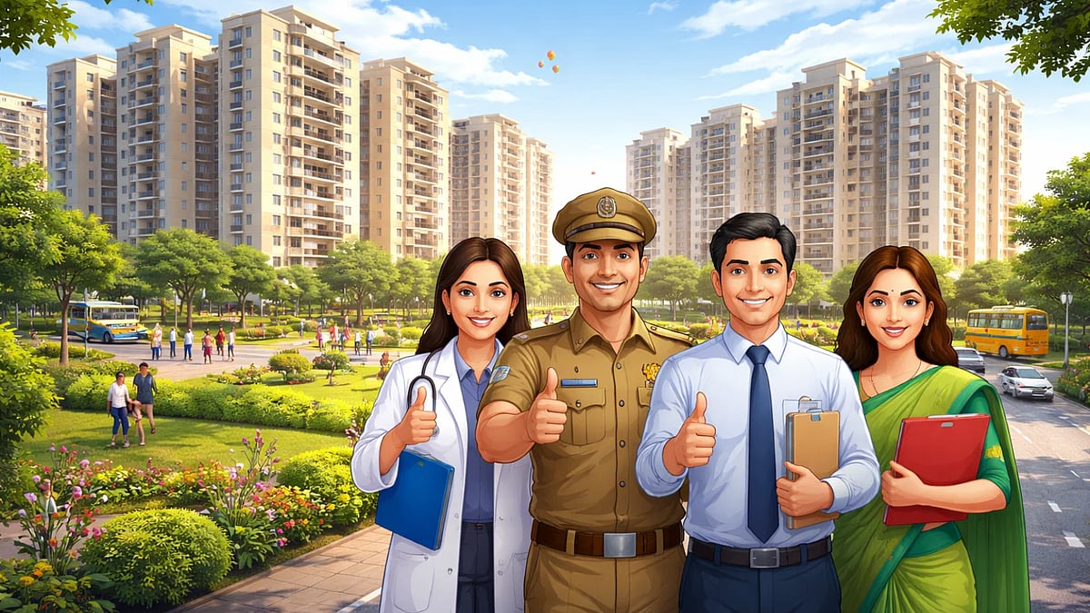 Karamyogi Awas Yojana In Delhi (AI Generated Image)