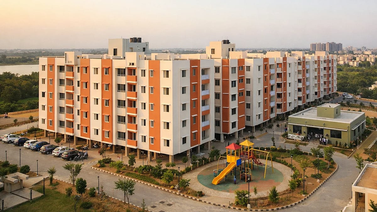 Telangana LIG Apartments (AI Generated Image) - null