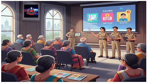 AI Generated : Cyber fraud awareness for senior citizens