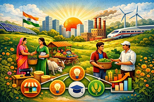 AI Generated : Microfinance could help acheive Viksit Bharat goals