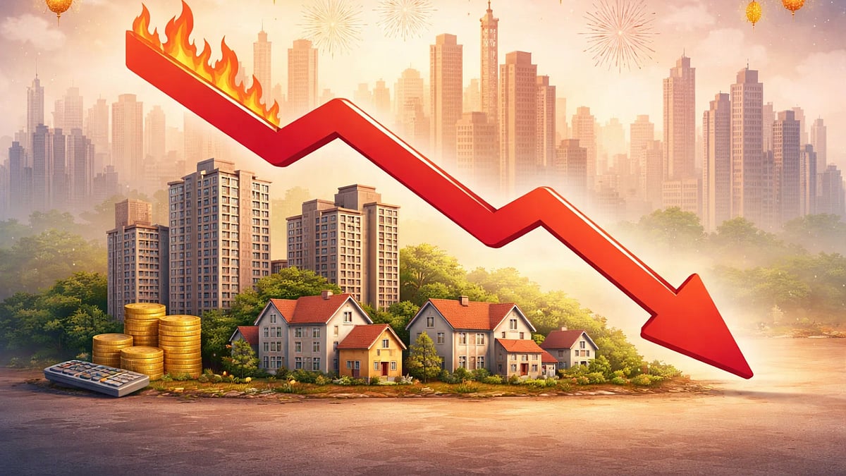 Housing Sales Fall (AI Generated Image) - null