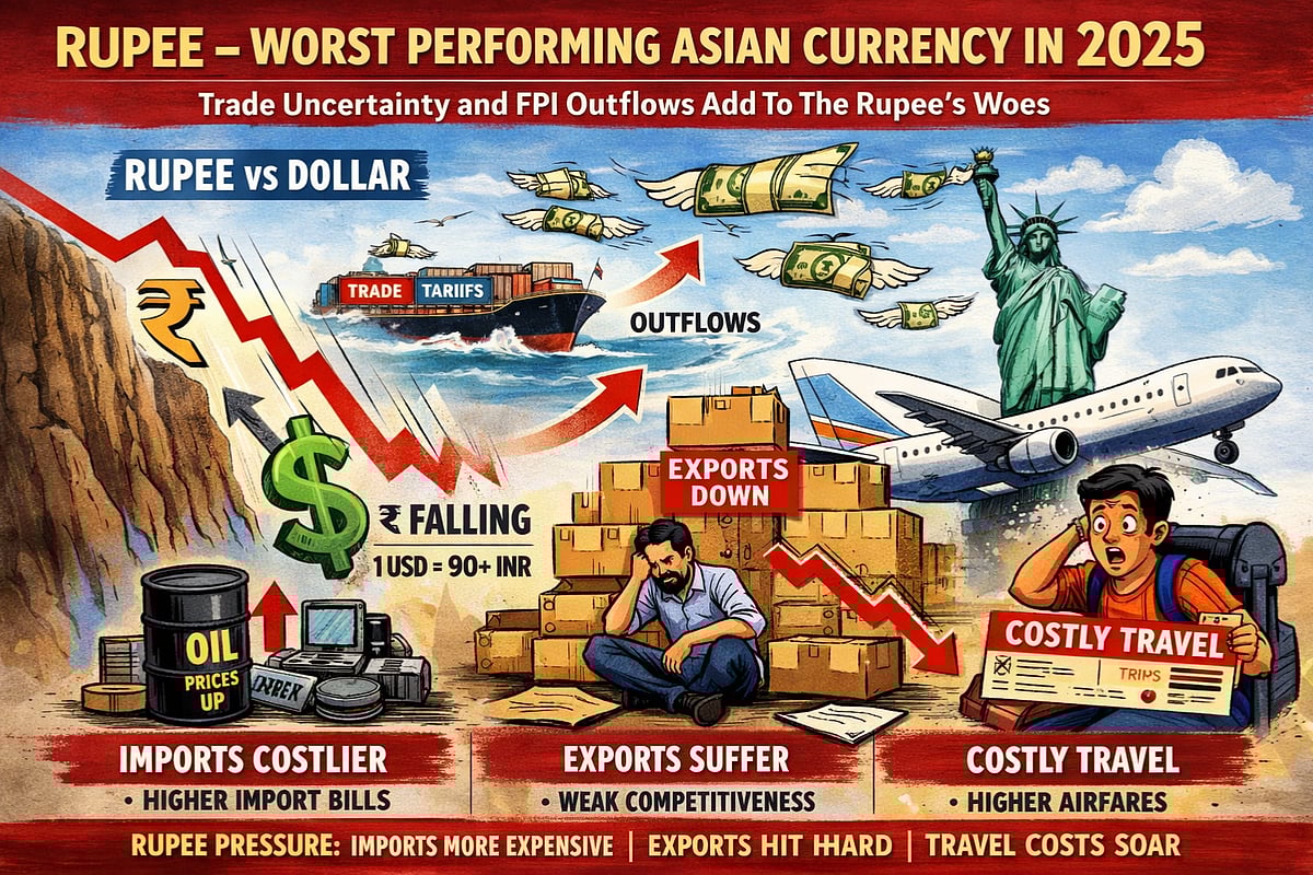 Rupee performance in 2025 - AI Generated