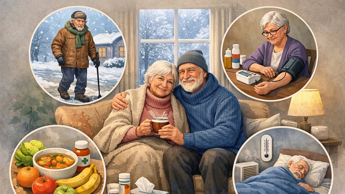 Winter Tips for the Elderly (AI Generated Image) - null