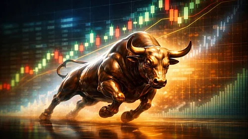 ChatGPT : The broader market indices mirrored the trend in benchmarks and closed high up in the green. (AI-generated)