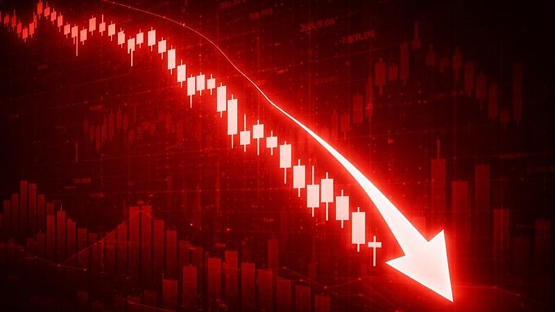 After today’s sell-off, investors lost a cumulative 8.56 lakh crore in wealth. (AI-generated) - ChatGPT