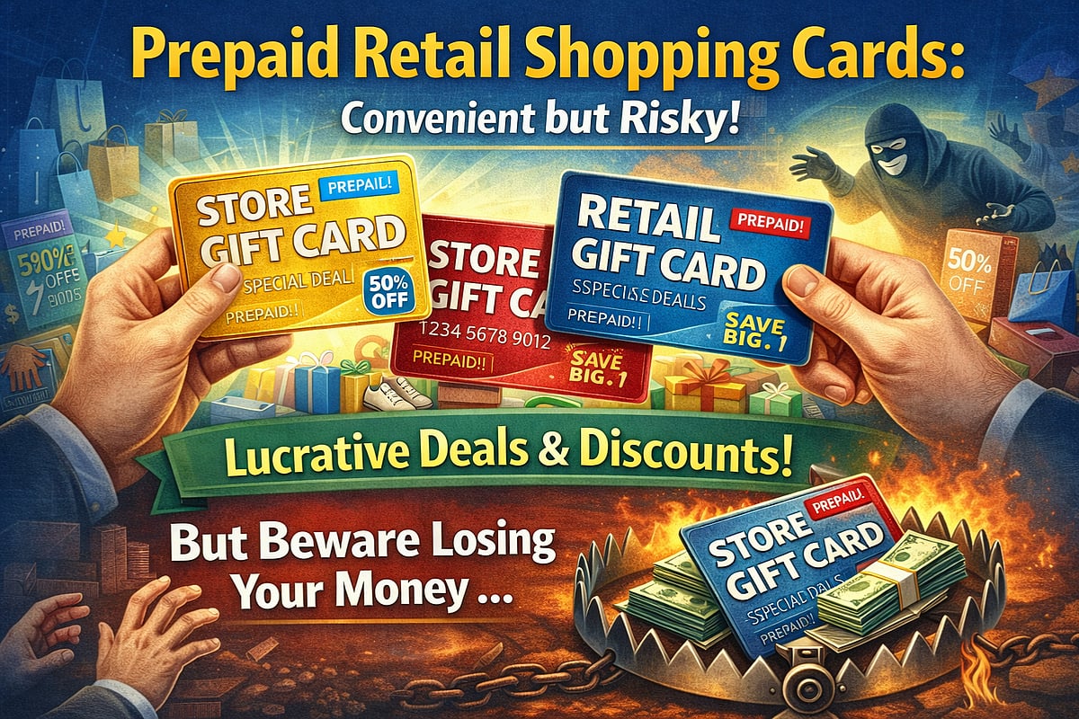prepaid shopping cards  - AI Generated