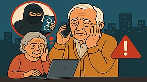AI : Senior citizen couple kept under digital arrest in Delhi for more than 15 days