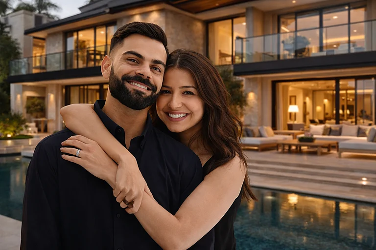 Virat-Anushka buys plot in Alibaug - AI Generated