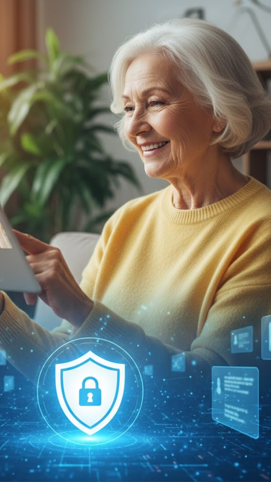 Digital Scams Against Senior Citizens (AI Image)