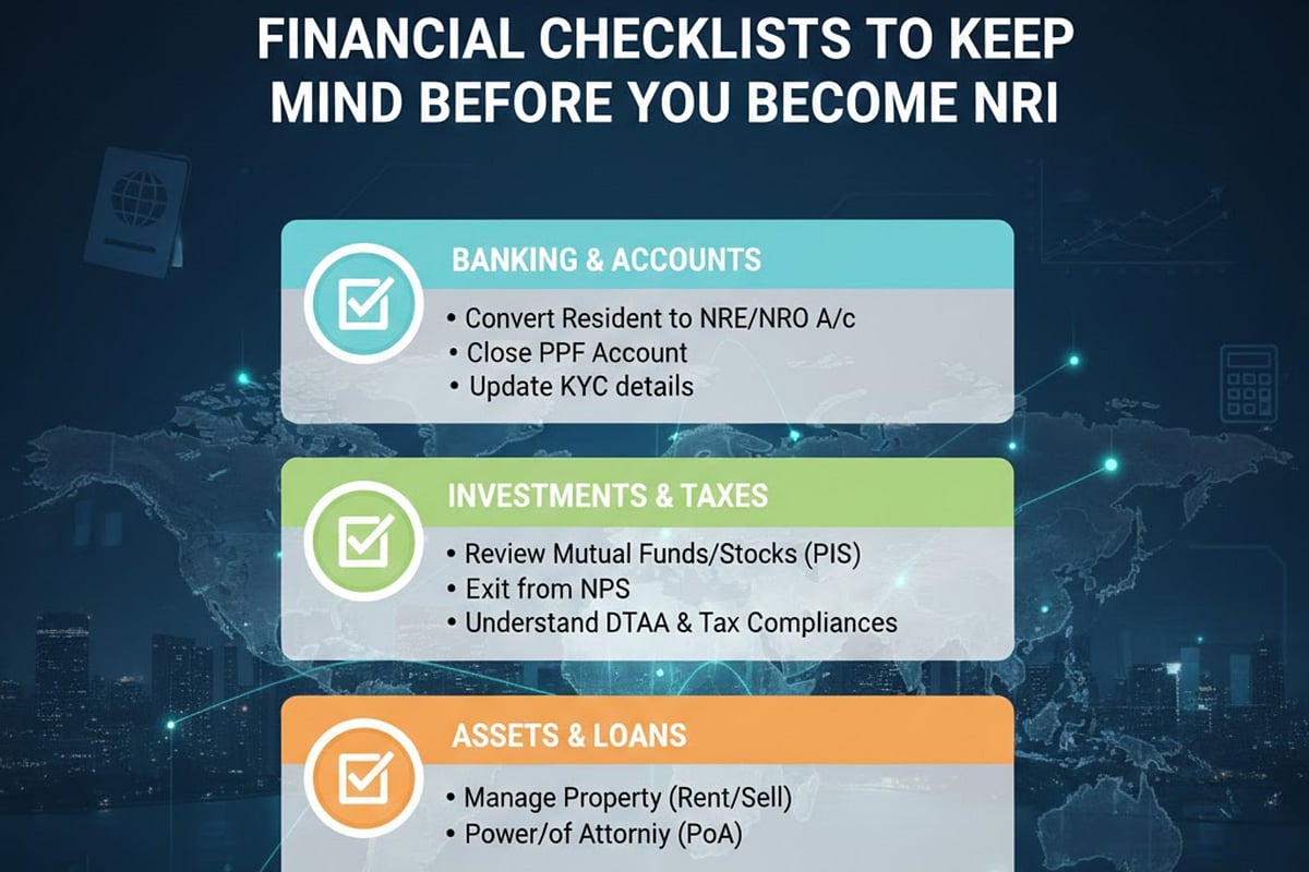 checklists before becoming NRI - AI Generated