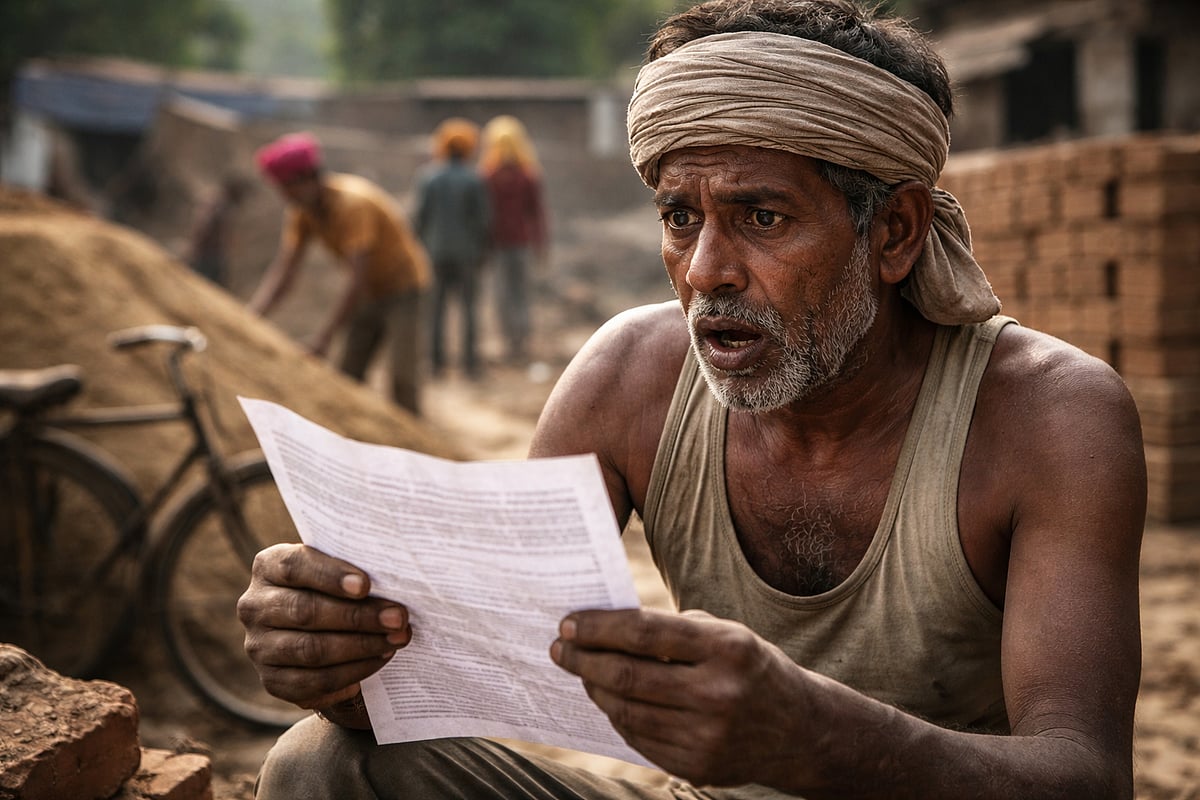 UP Labourer Tax Demand - AI