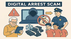 Digital Arrest Scam: 5 Arrested For Duping Delhi Senior Of Rs 14.5 Crore, Rs 2.08 Crore Frozen
