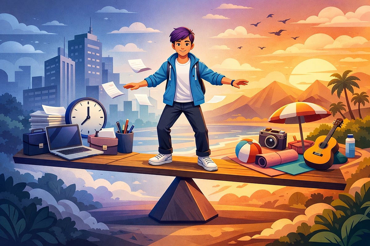 Gen Z puts work life balance ahead of pay - AI Generated