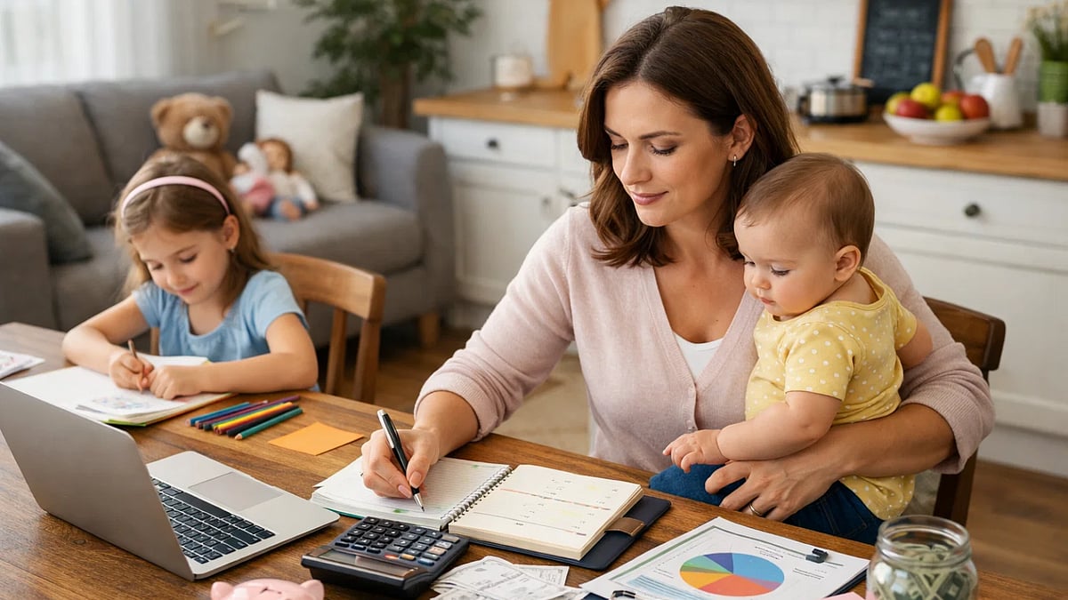 Motherhood And Money (AI Image) - null