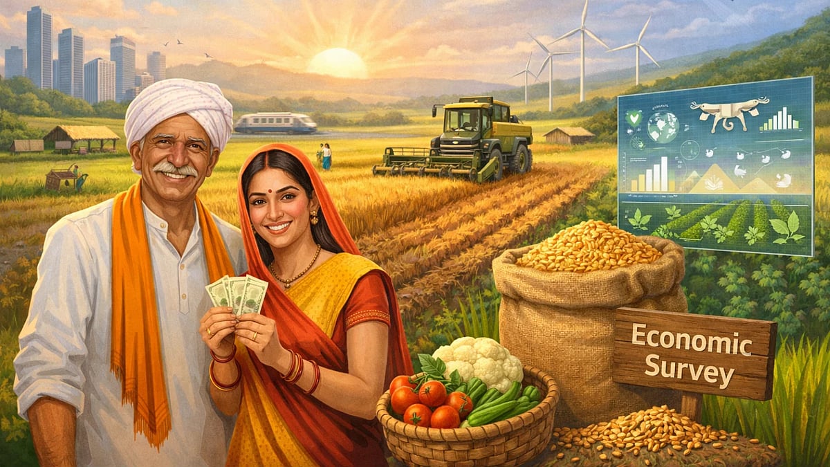 Economic Survey: PM-KISAN (AI Image) - null