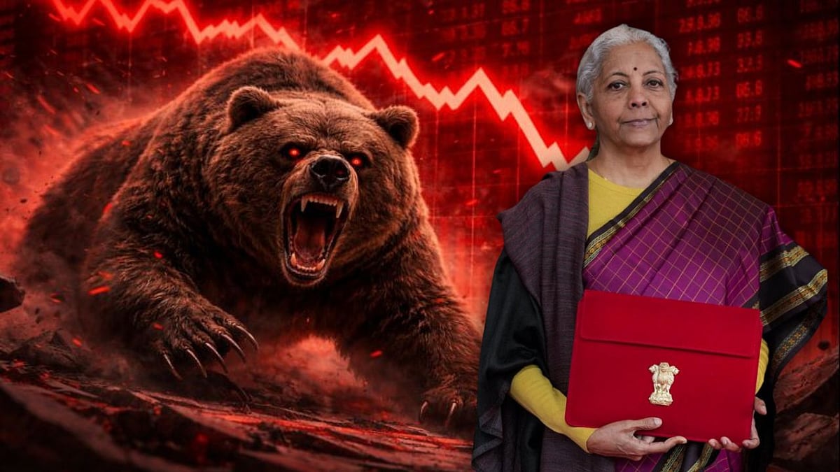 The fall marked the worst Budget-day performance for both indices since 2020. (AI-generated) - ChatGPT