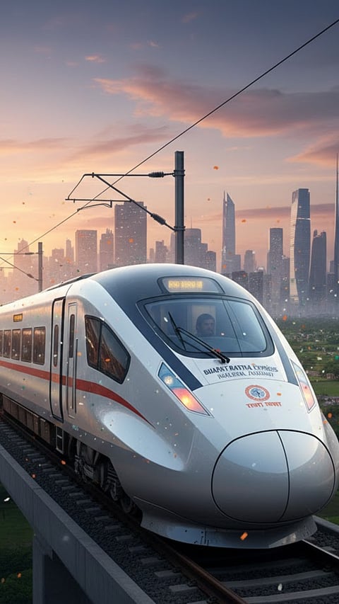 New High-speed Bullet Train Corridors (AI Image)