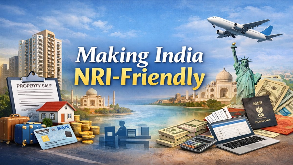 A key focus of the budget is simplifying real estate transactions involving NRIs.  - AI Generated