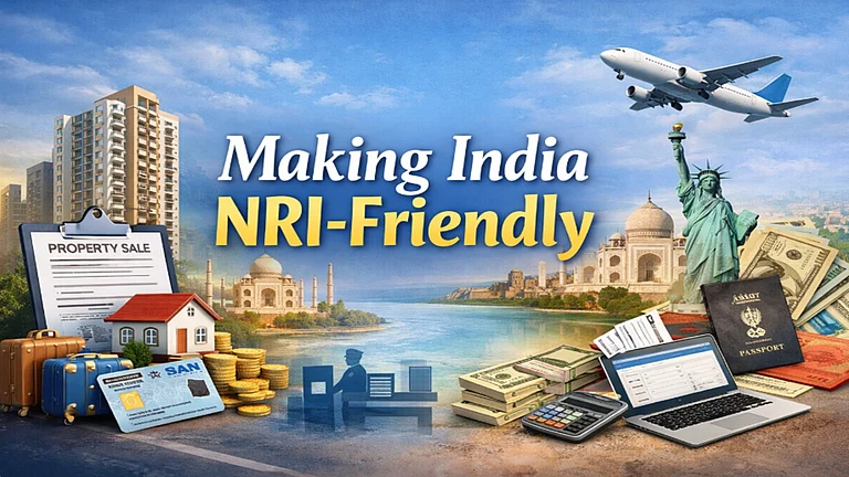 A key focus of the budget is simplifying real estate transactions involving NRIs. - AI Generated