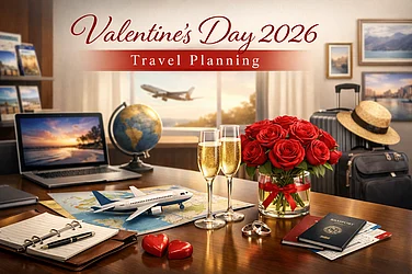 Valentine's Day 2026: Vacation Planning Costs Soar As Couples Opt For More Experience-Led Holidays