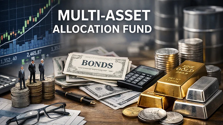 The AUM of multi-asset allocation funds grew by a massive 573.50 per cent over the past three years. (AI-generated) - ChatGPT