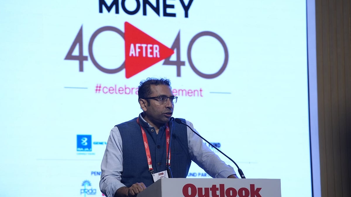 Saurabh Mukherjea at the Outlook Money 40After40 Event