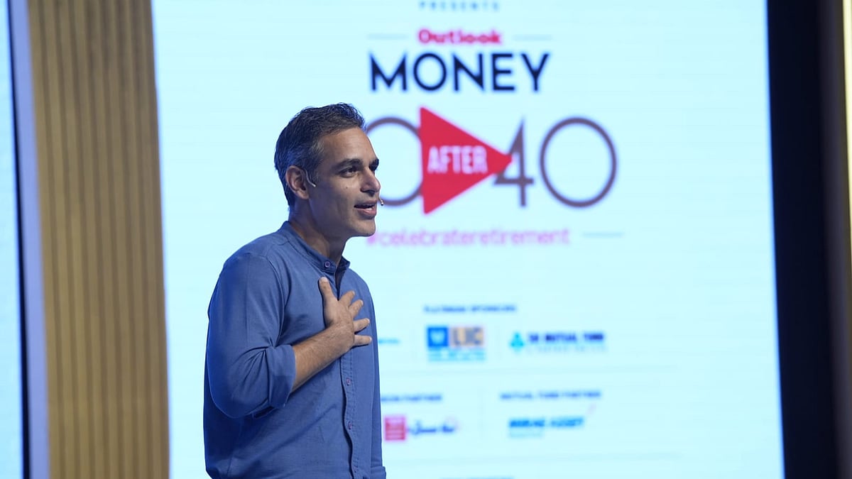 Ankur Warikoo at the Outlook Money 40After40 Event