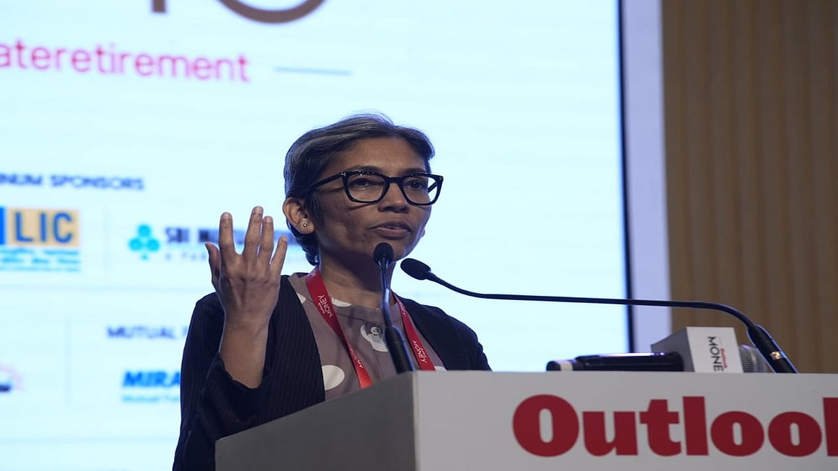 Photo: Outlook Money : Preeti Chheda, Executive Committee Member, Indian REITs Association, at Outlook Money 40After40