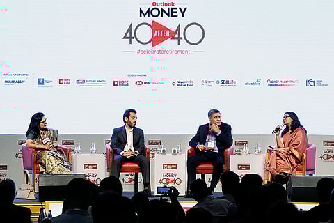 (L to R) Vibha Padalkar, MD & CEO, HDFC Life Insurance; Sumit Madan, MD & CEO, Axis Max Life Insurance; 
Ashish Vohra, ED & CEO, IndusInd Nippon Life Insurance; Moderator: Nidhi Sinha, Editor, Outlook Money