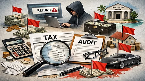 AI Image : Individuals generally receive tax notices when the income disclosed in their tax returns does not align with the information captured in the AIS.