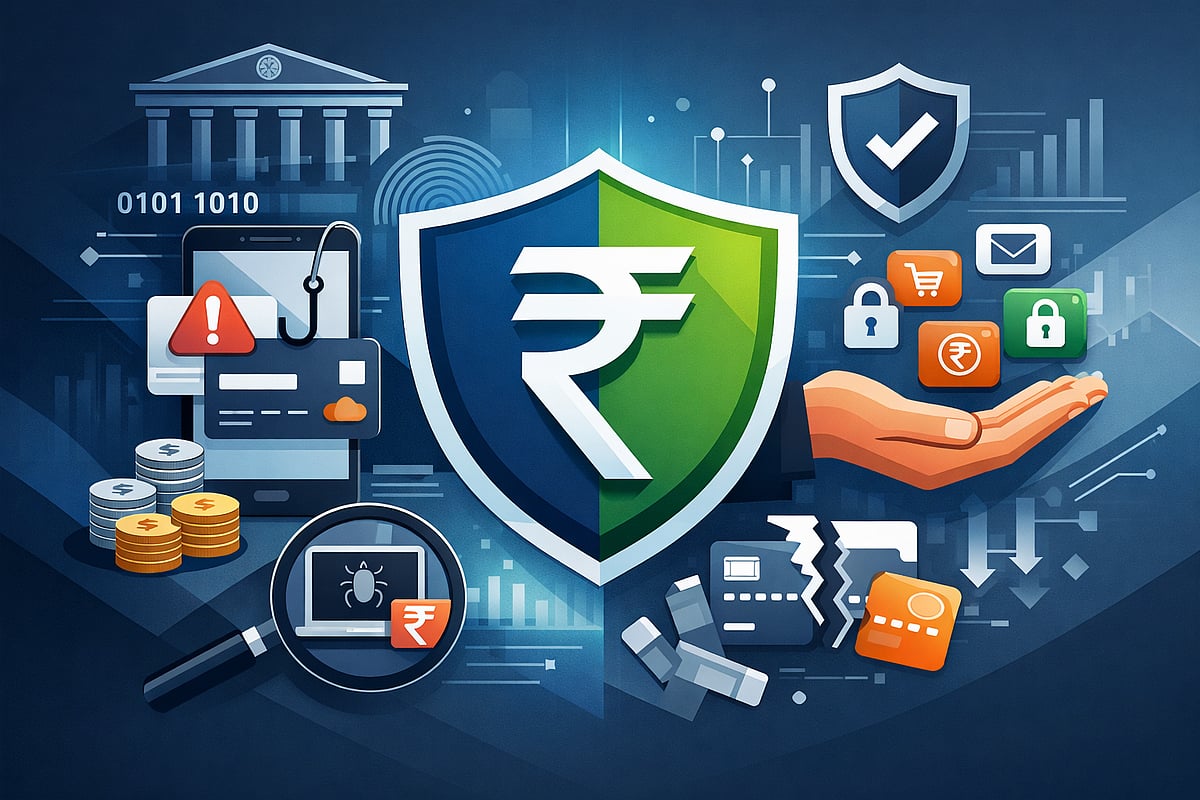 RBI Introduces Rules For Small-Ticket Digital Fraud Compensation - AI generated 